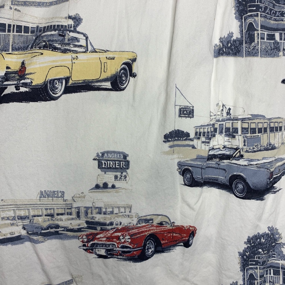 Magellan Classic Muscle Cars Button Up Camp Shirt - Picture 6 of 8